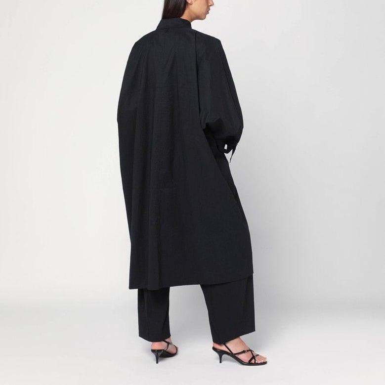 charlene black coat by Selfnex