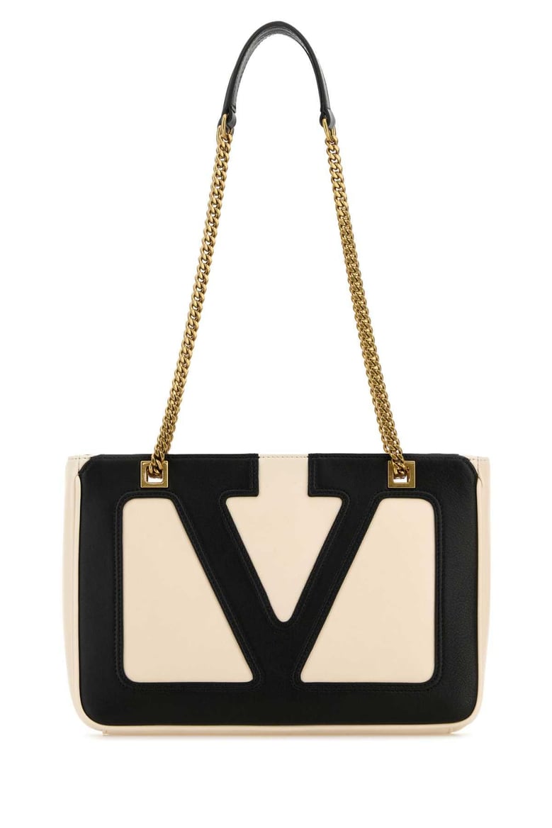 ivory nappa leather small viva superstar shoulder bag by Selfnex
