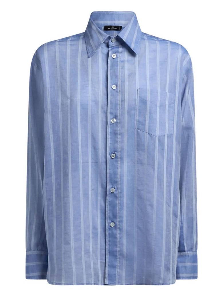 striped cotton shirt by Selfnex
