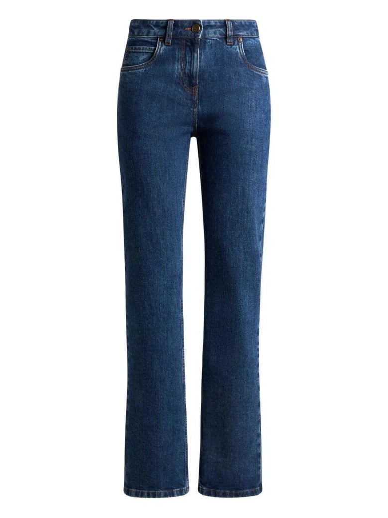 jeans with embroidered rear by Selfnex