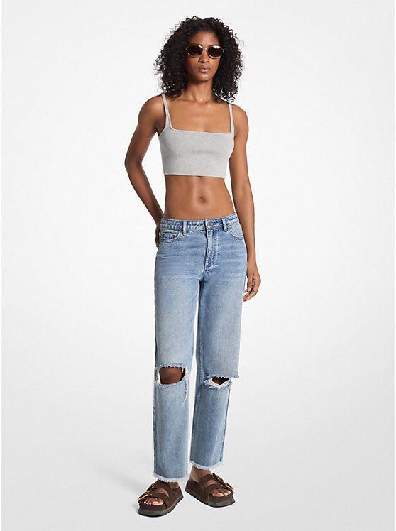 frayed distressed jean by Selfnex