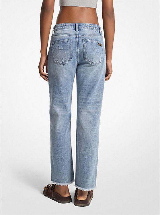 frayed distressed jean by Selfnex
