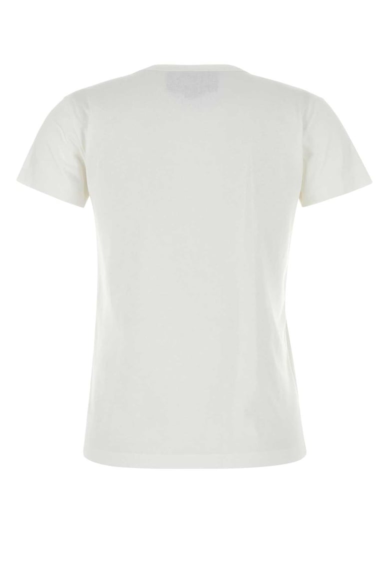 white silk t-shirt by Selfnex