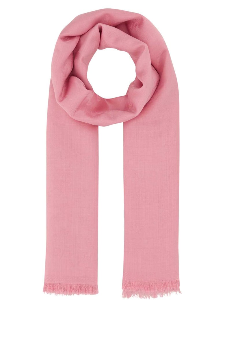 pink wool blend foulard by Selfnex