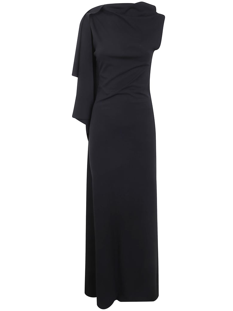 long asymetrical nicchia dress by Selfnex