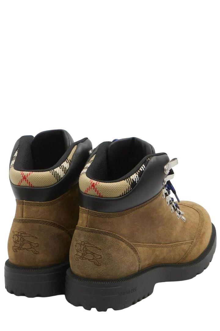 brown suede moor ankle boots by Selfnex