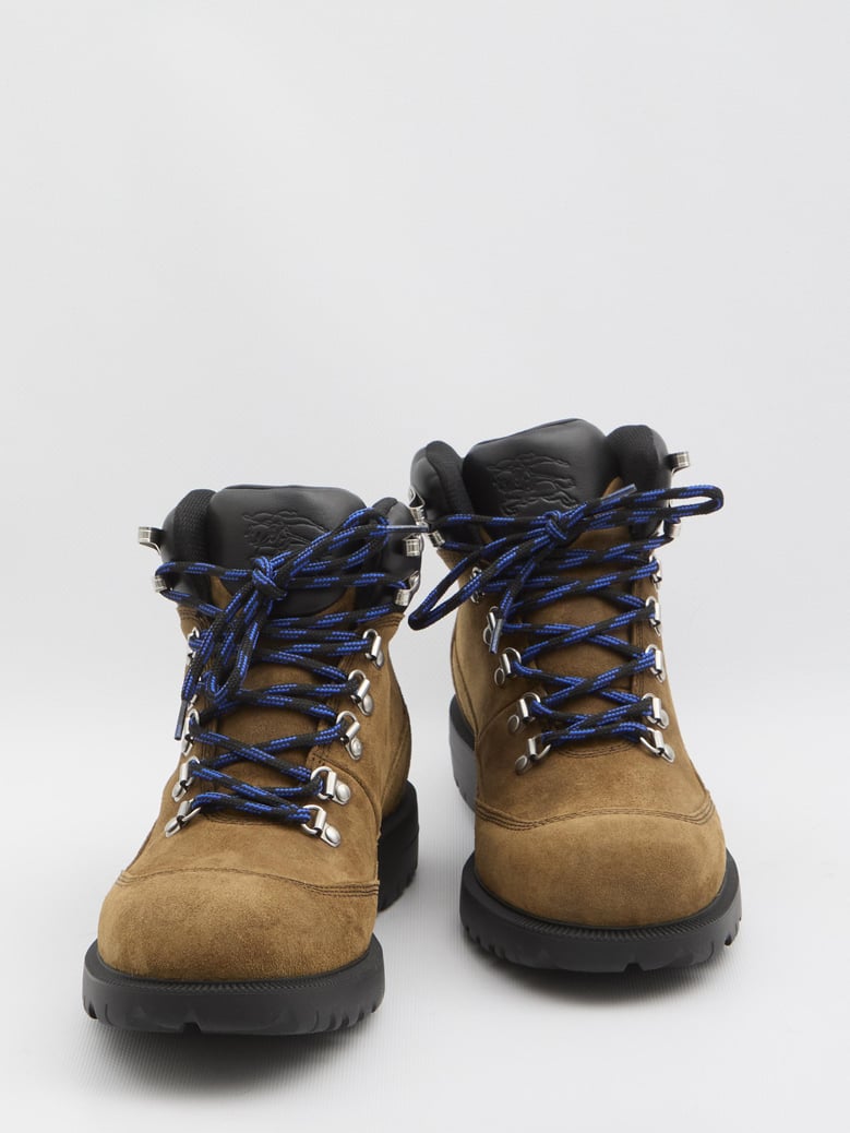 brown suede moor ankle boots by Selfnex