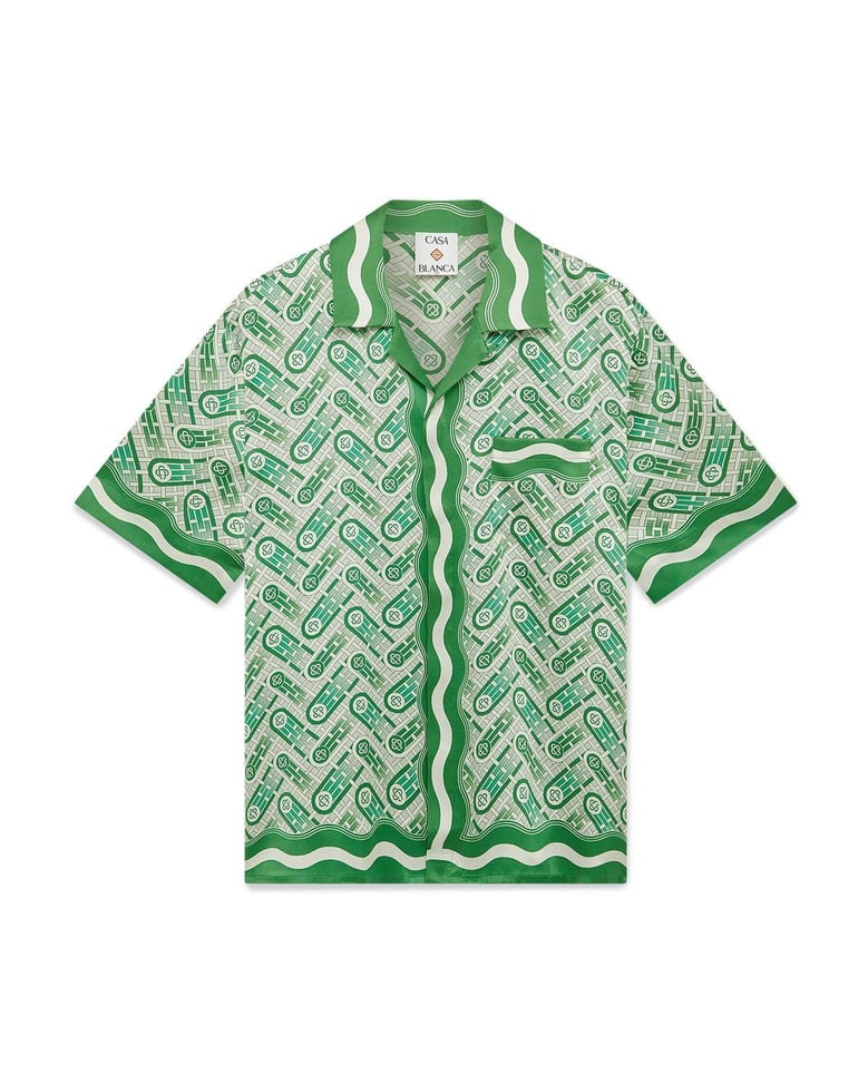 cuban collar short sleeve shirt by Selfnex