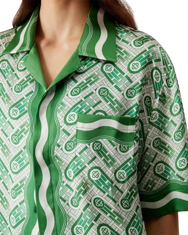 cuban collar short sleeve shirt by Selfnex