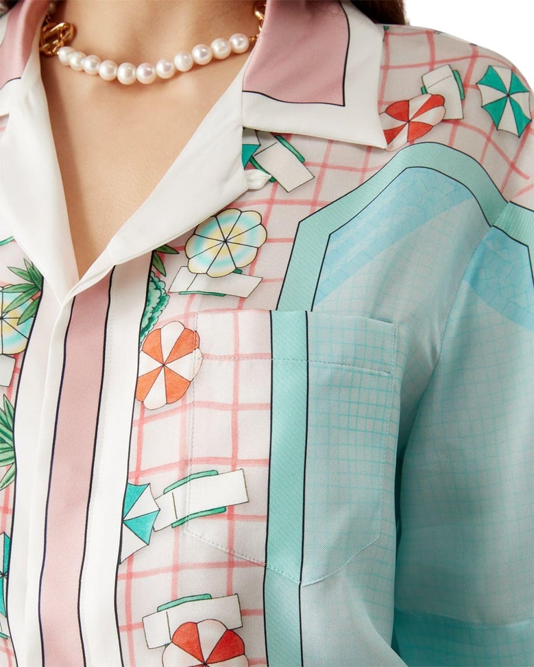 cuban collar short sleeve shirt by Selfnex