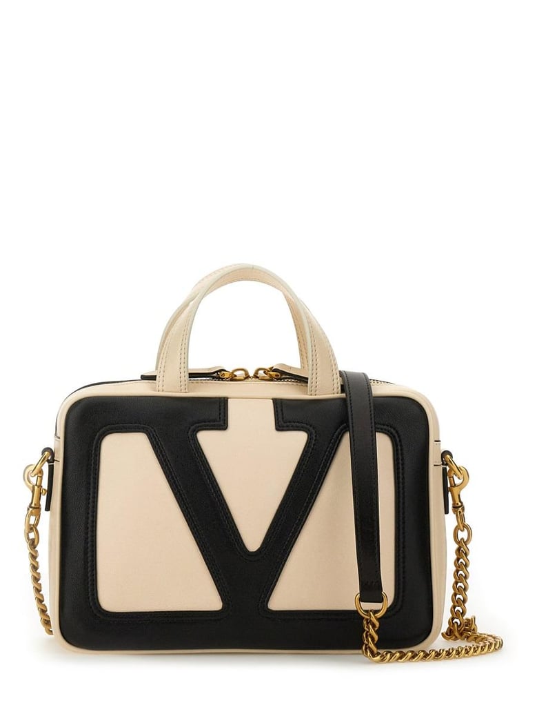 ivory leather viva superstar handbag by Selfnex