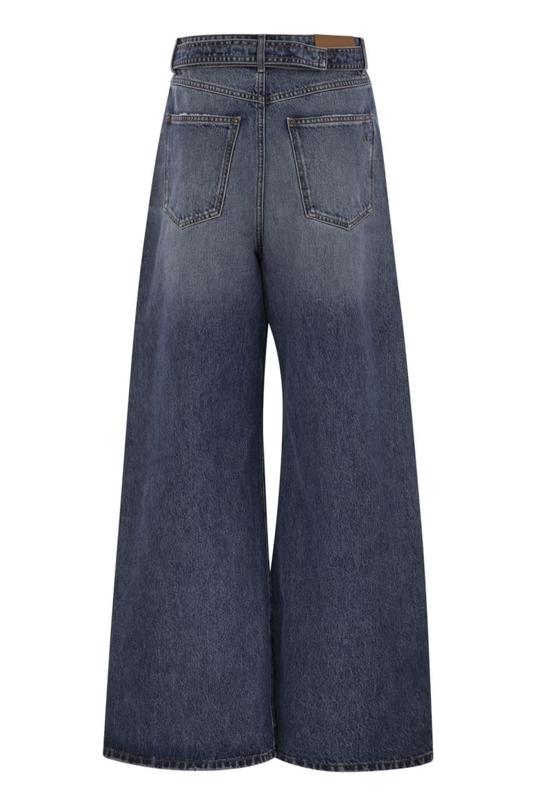 procida - low-waisted oversize denim trousers by Selfnex