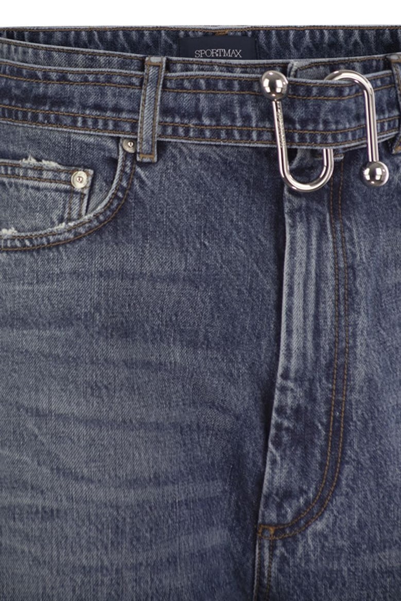 procida - low-waisted oversize denim trousers by Selfnex