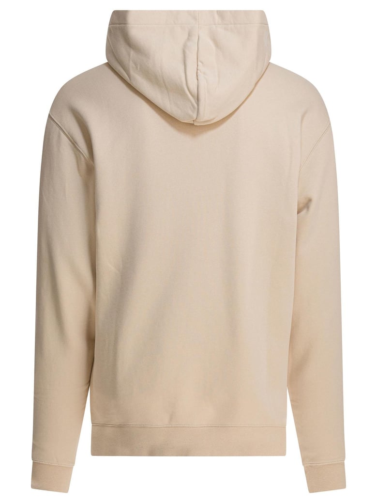 beige cotton sweatshirt by Selfnex