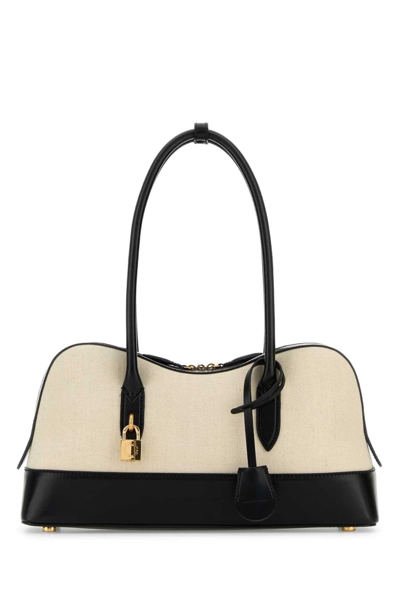 sand canvas ryder shoulder bag by Selfnex