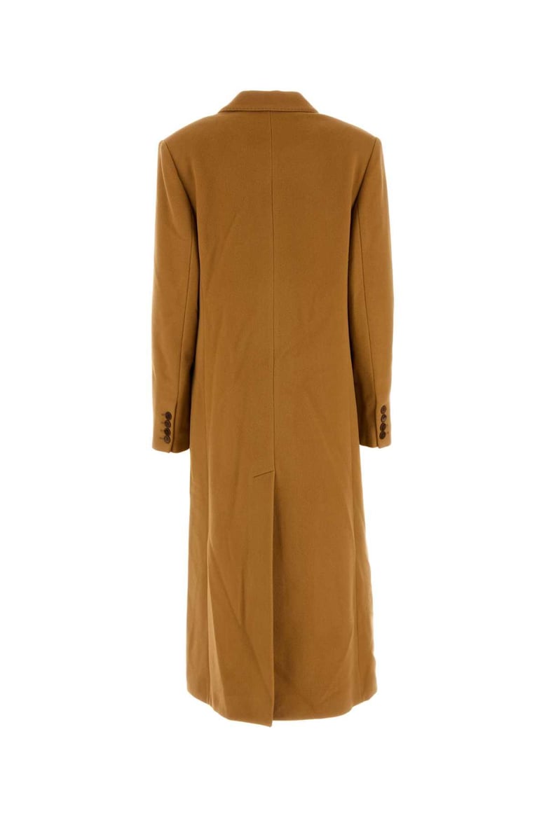 orange wool blend ellenita coat by Selfnex