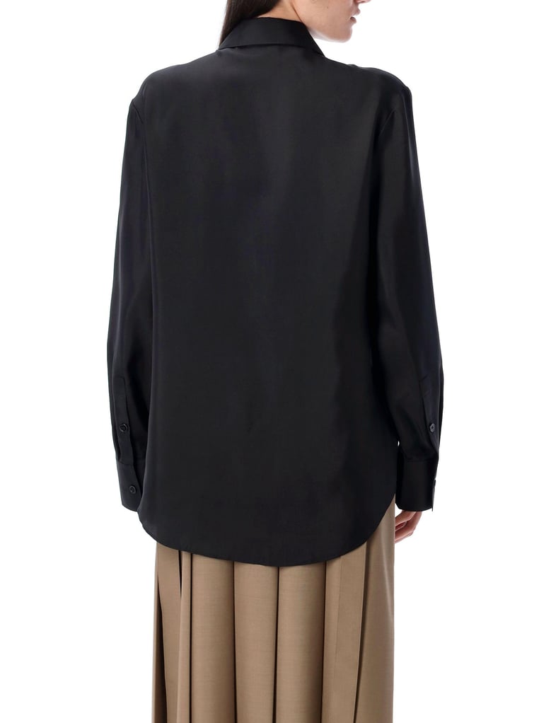 silk knotted shirt by Selfnex