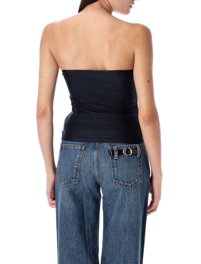 multi buckle top by Selfnex