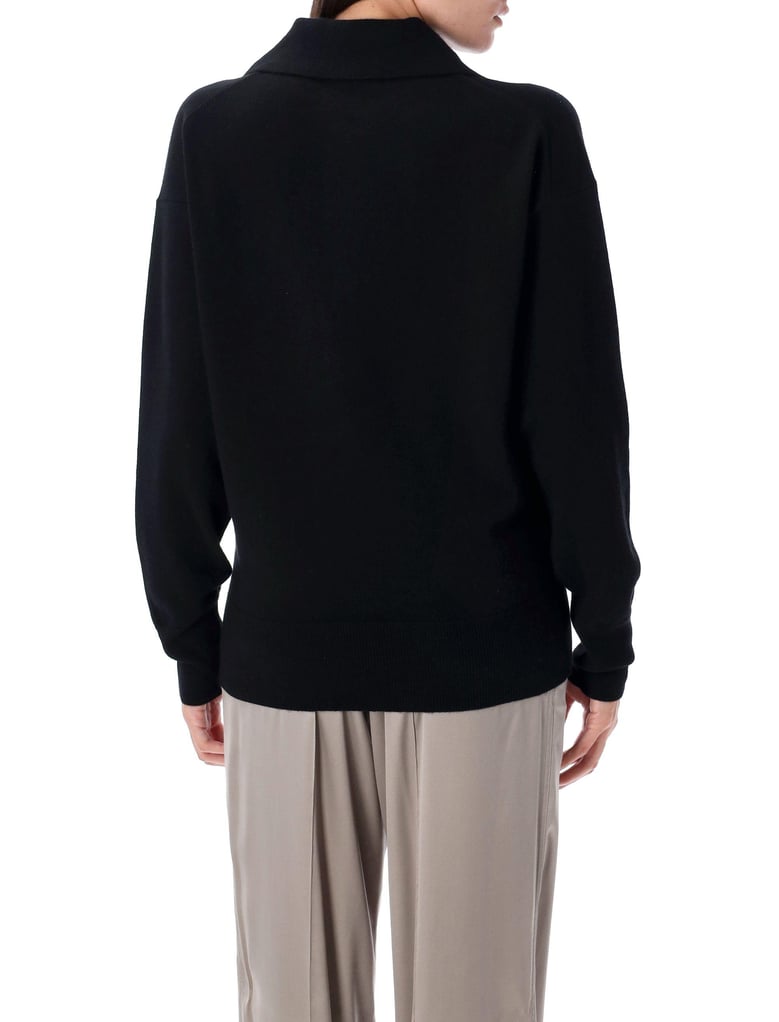 cashmere polo sweater by Selfnex