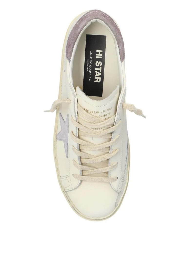 hi star leather platform sneakers by Selfnex