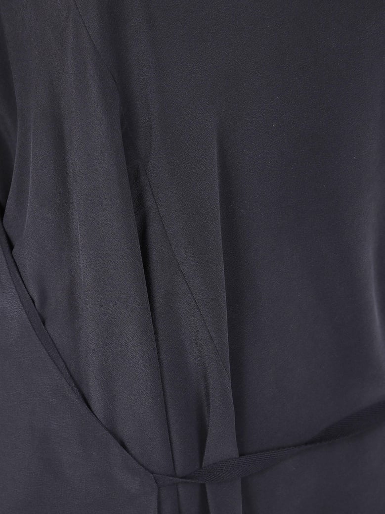 deana long sleeve asymmetric top by Selfnex