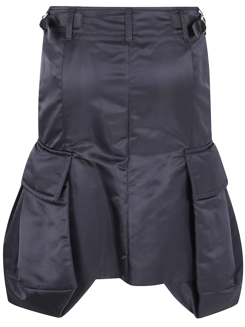 nylon twill skirt by Selfnex