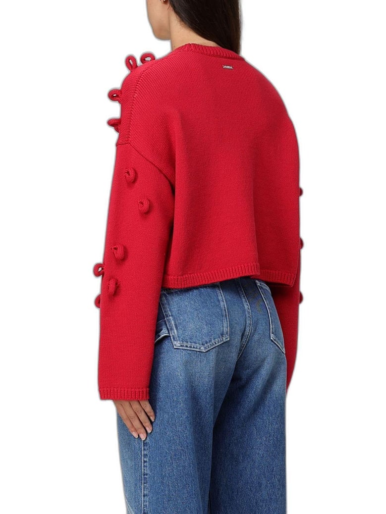 loop cropped jersey by Selfnex