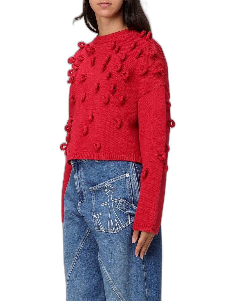 loop cropped jersey by Selfnex