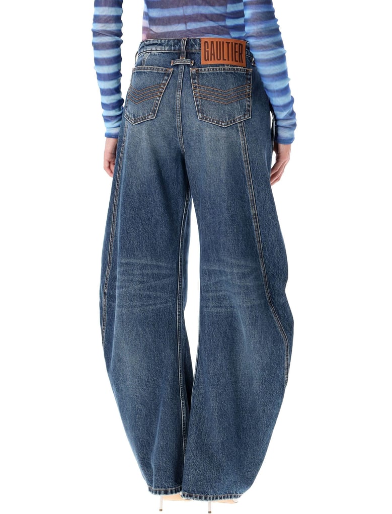 blue cotton jeans by Selfnex