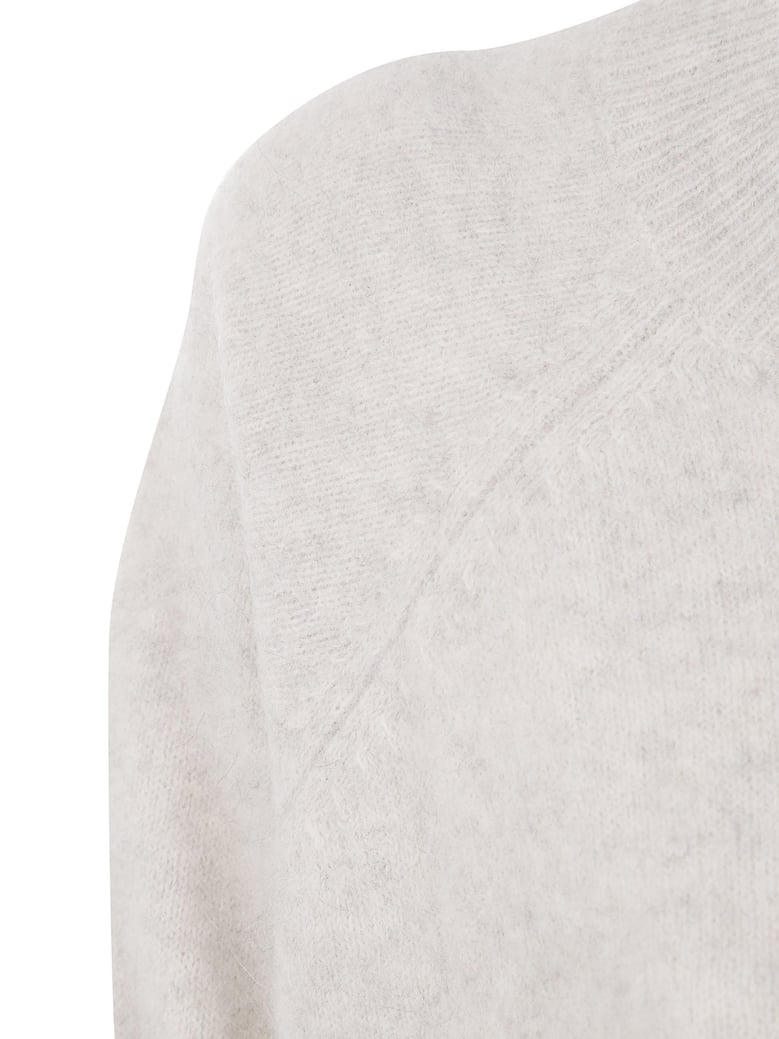 round neck oversize sweater by Selfnex