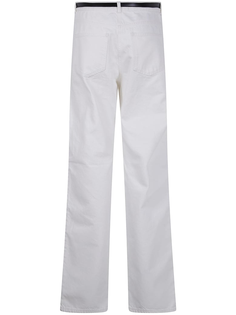 jeans with contrast band by Selfnex