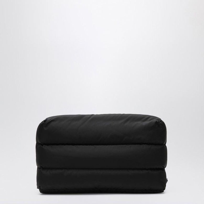 caradoc beauty case in quilted black nylon by Selfnex