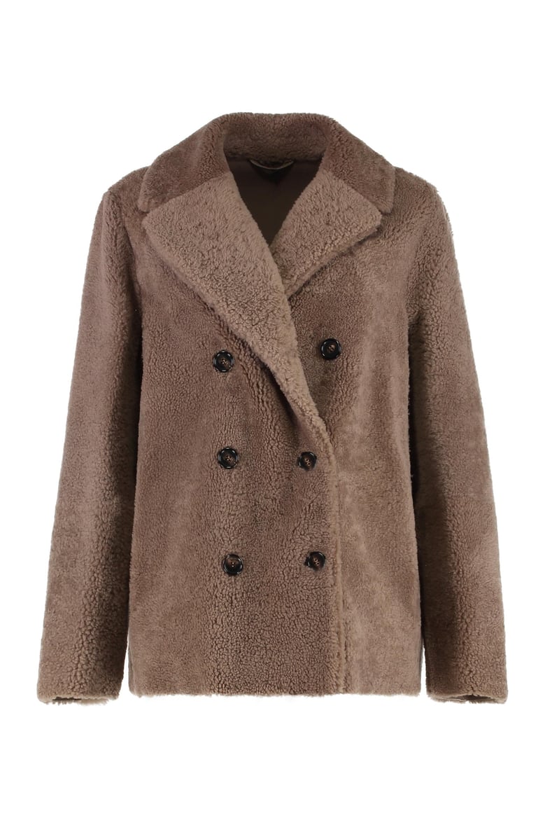 futura double-breasted peacoat by Selfnex