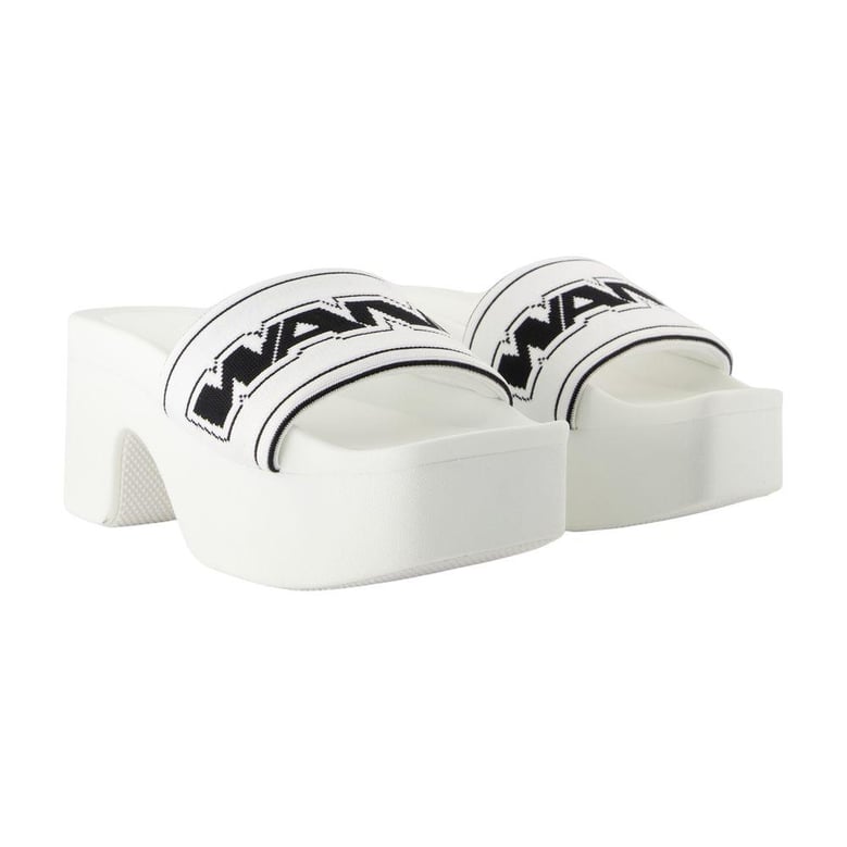 aw webbing platform sandals by Selfnex