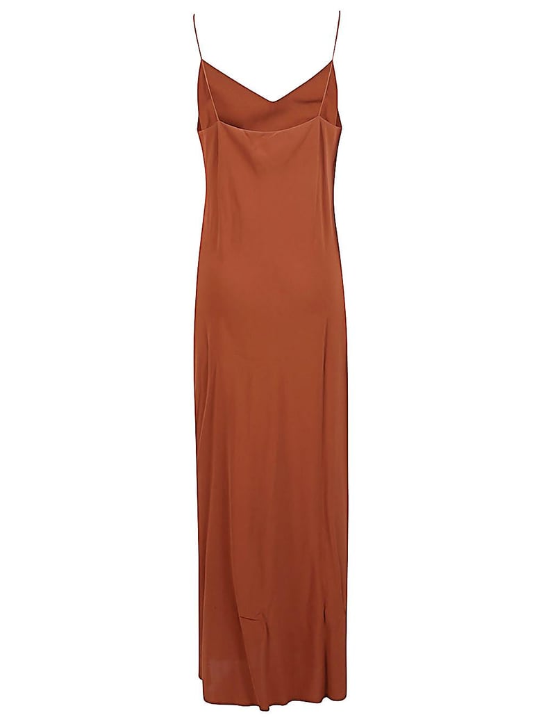 georgette long slip dress by Selfnex