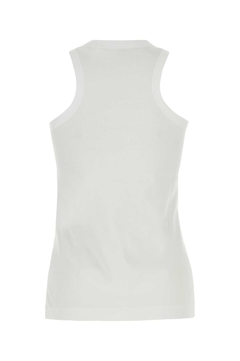 white cotton tank topâ by Selfnex