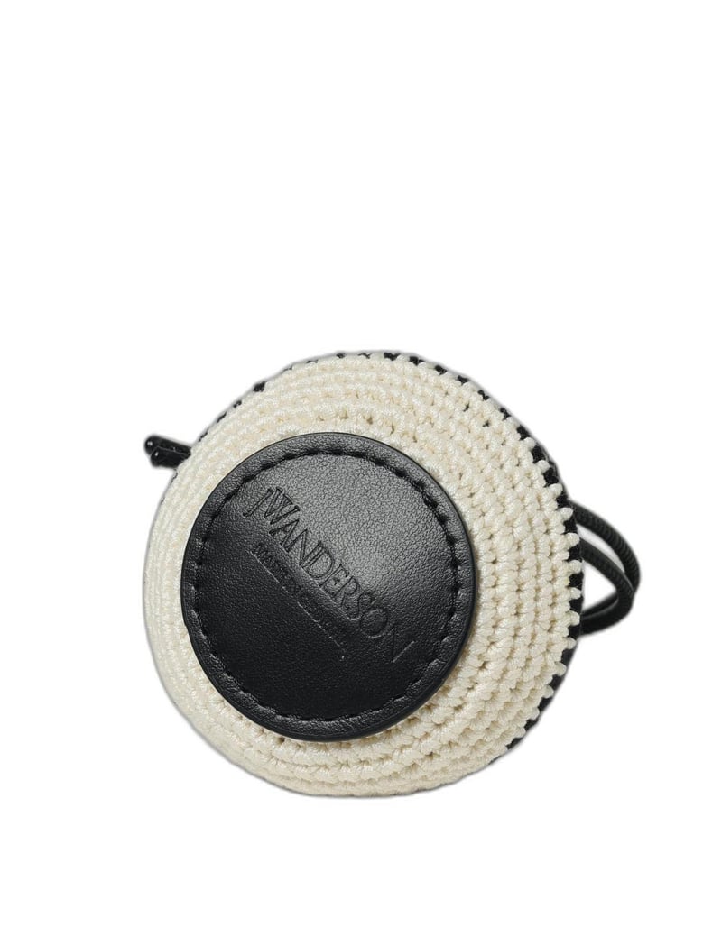 white cotton leather key holders by Selfnex