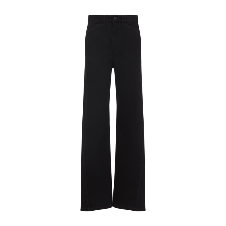 black cotton trousers by Selfnex