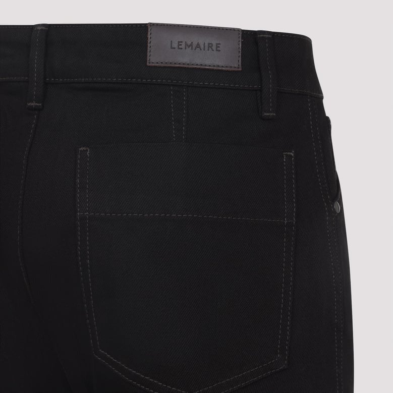 black cotton trousers by Selfnex