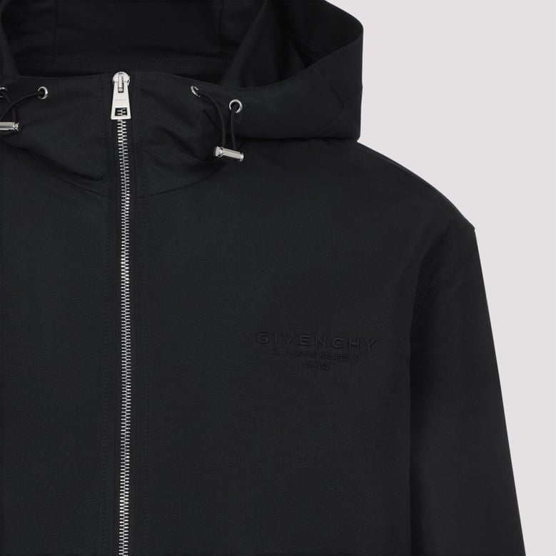 technical fabric hooded jacket by Selfnex