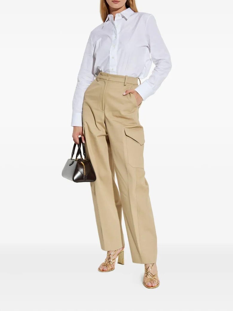 wool and cotton trousers by Selfnex