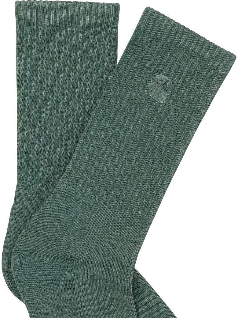 green elastane socks by Selfnex
