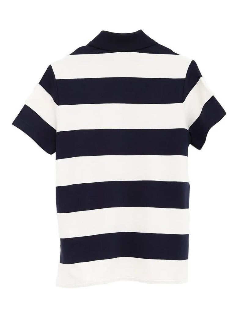white stripes ss polo by Selfnex