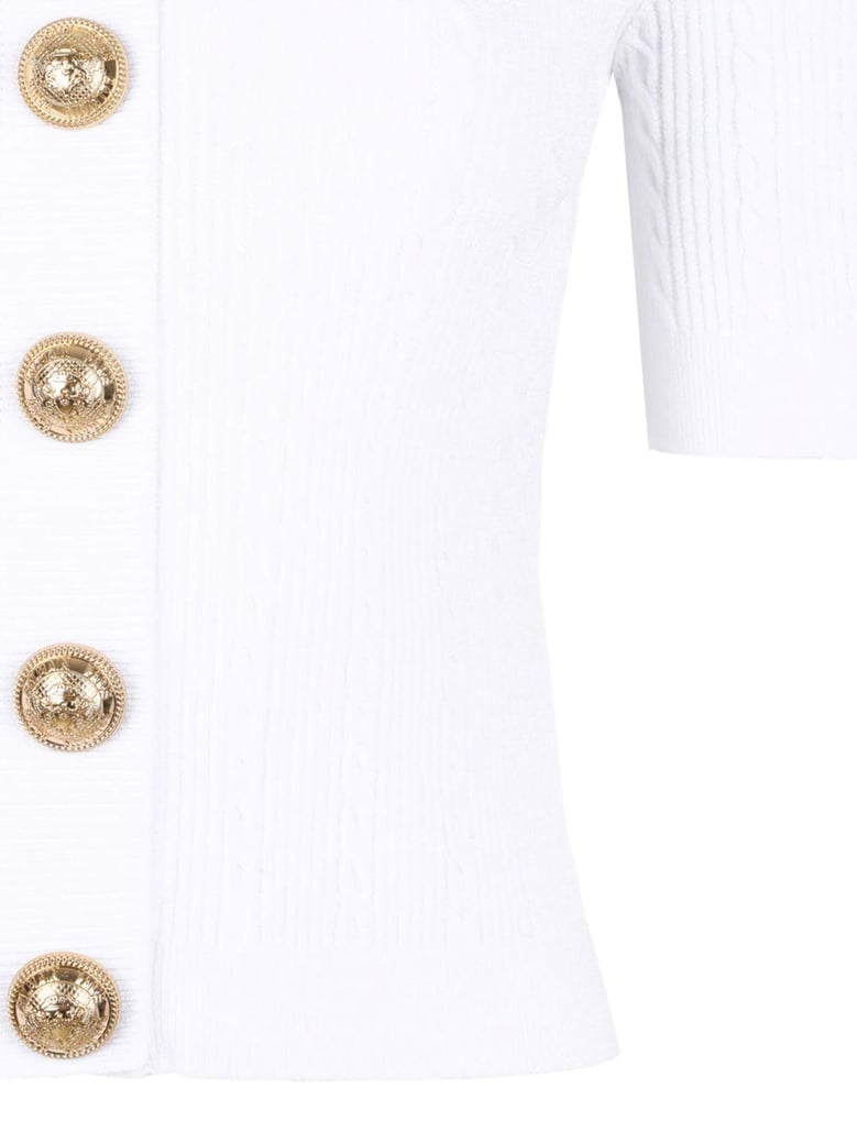 crewneck cardigan by Selfnex