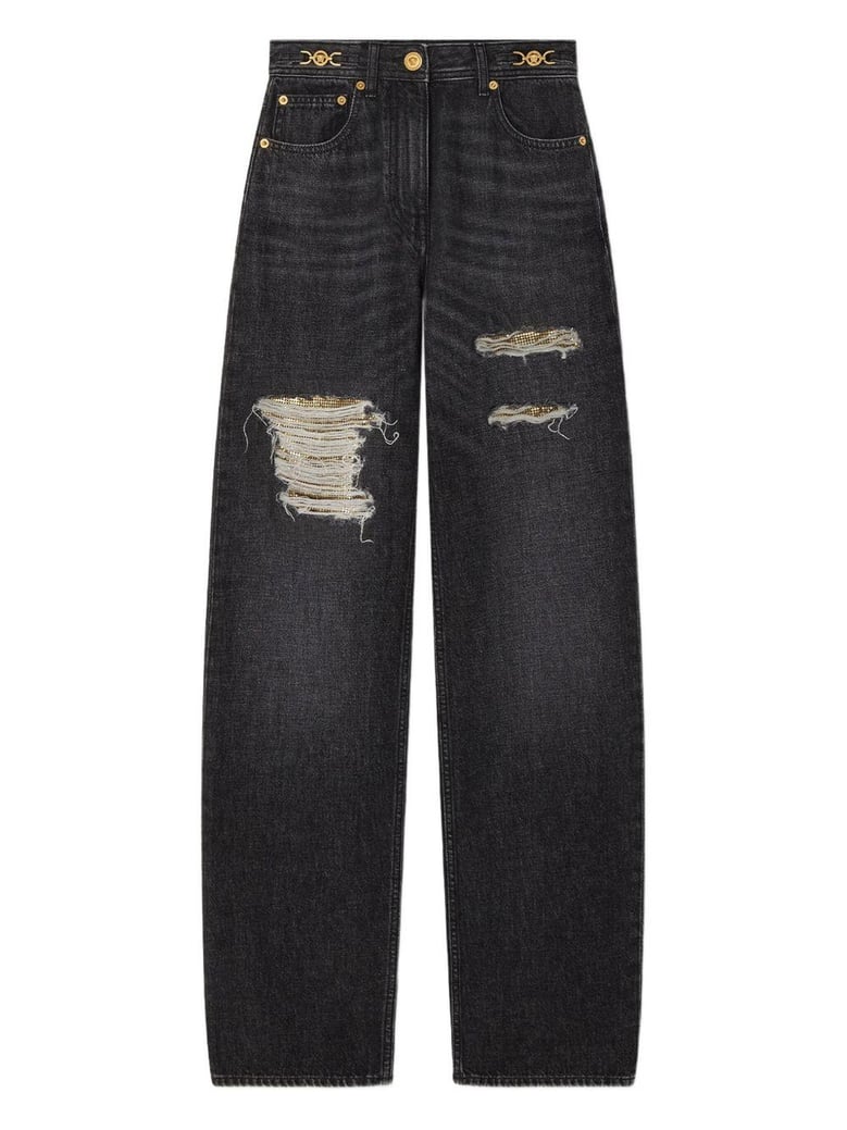 denim cotton jeans by Selfnex