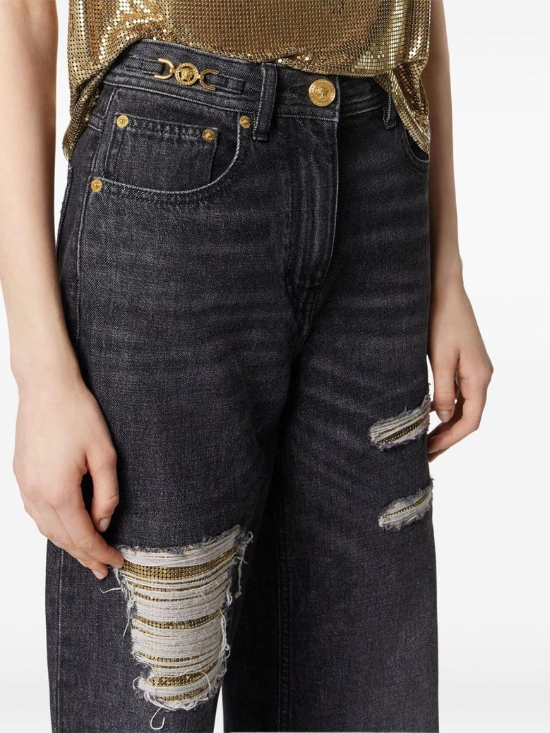 denim cotton jeans by Selfnex