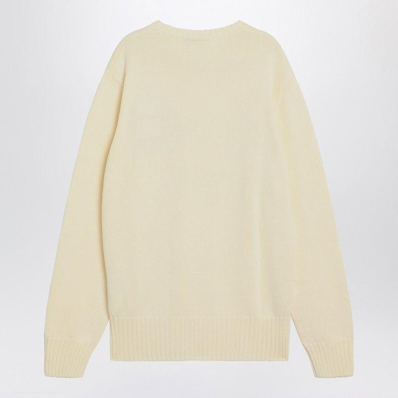 beige cotton sweater by Selfnex