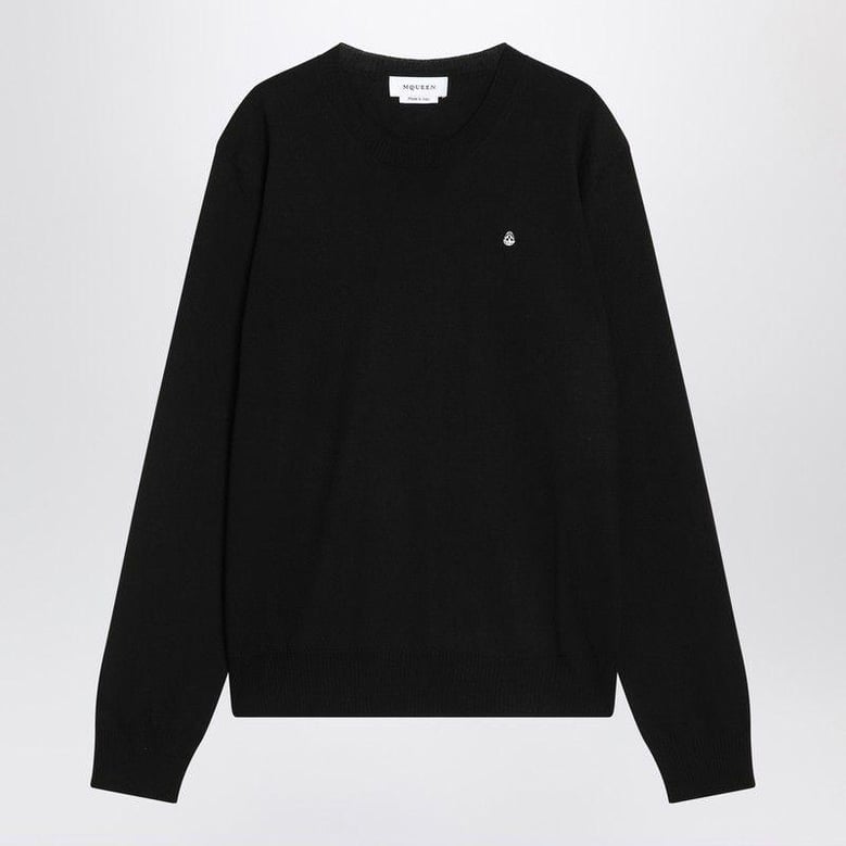 sweater black in wool by Selfnex