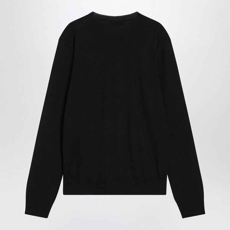 sweater black in wool by Selfnex