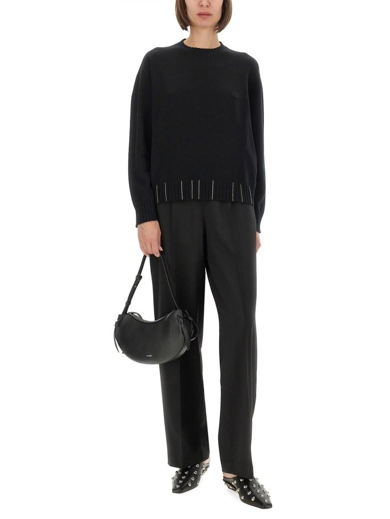 platinum crew-neck jumper by Selfnex